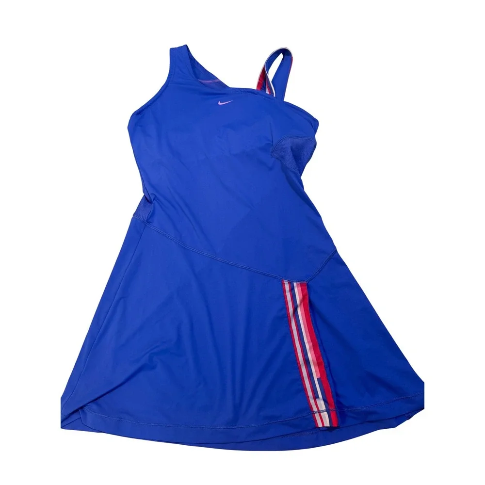 Nike Victoria Azarenka Break Point Blue Tennis Dress M - Picture 9 of 9